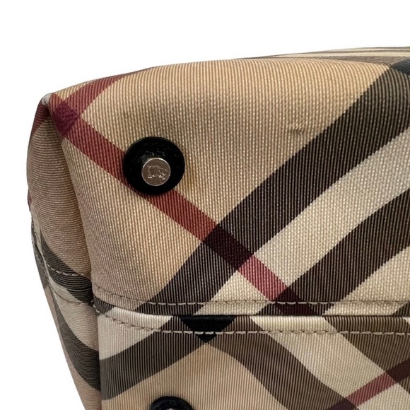 Burberry Nova Check Coated Canvas Nickie Tote - Picture 7 of 13